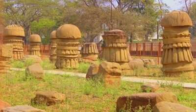 Kachari ruins in Dimapur