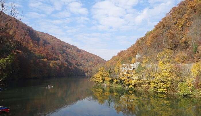 significant view of the river