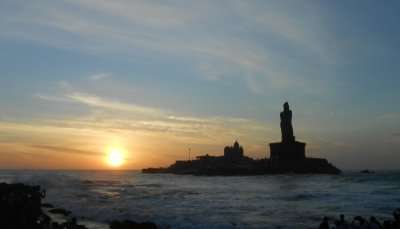 Watching the best sunset is one of the greatest things to do in Kanyakumari.