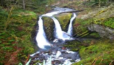 beautiful waterfall 