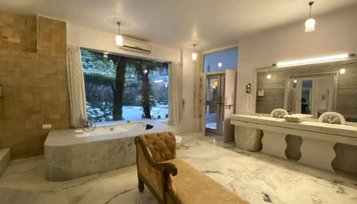 luxurious bathroom in dream villa