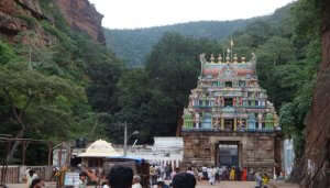 A blissful view of  Lord Narasimha temple in Ahobilam in Andhra Pradesh