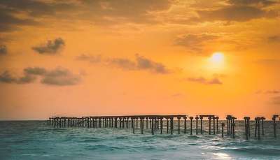 Alleppey beach, top places to visit in Kerala