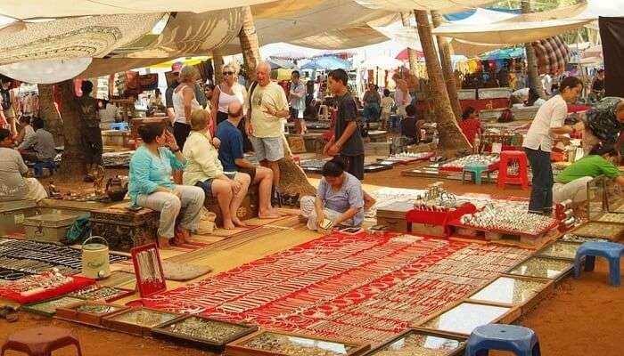 Anjuna Flea Market Shopping In Goa