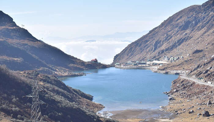 lake view in gangtok