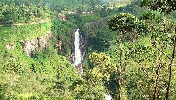 Devon Falls In Nuwara Eliya