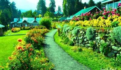 Children’s Park in Gulmarg in summer