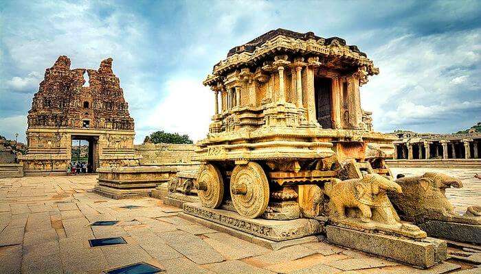 A blissful view of Hampi which is known as one of the best honeymoon places in India in March to plan your trip
