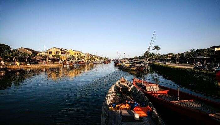 Thu Bon River in Hoi
