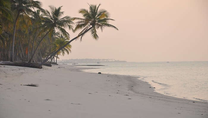 A spectacular view of Lakshadweep which is known for its unspoiled beaches