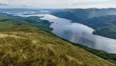 Loch Lomond, looking south from Ben Lomond