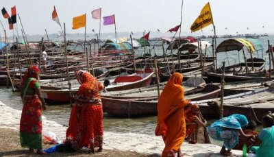 An amazing view of Magh Mela, Allahabad, which is one of the best tourist destinations to visit in February