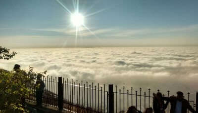 A majestic view of Nandi Hills, one of the best places to visit in summer in Karnataka