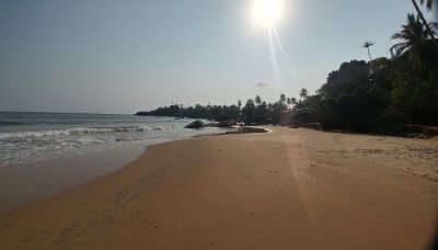 A delightful view of Patnem Beach