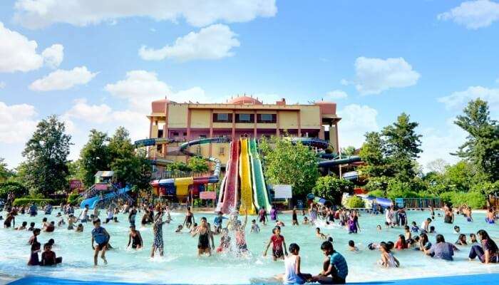 waterpark that has an attached resort