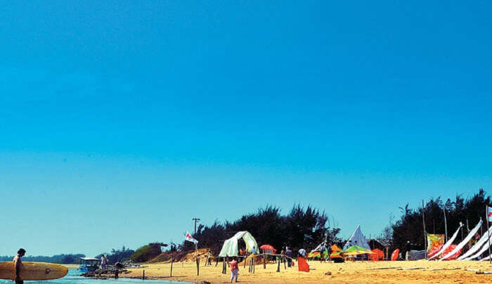 well known beach