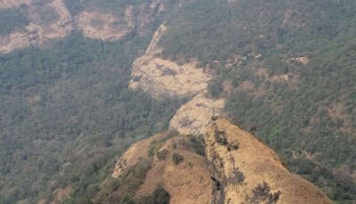 Trekking to Duke’s Nose, Lonavala