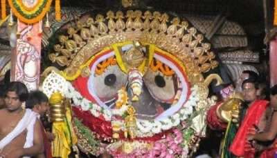 The Natya Ganesha or Dancing Ganesha statue is located inside the famous Jagannath temple