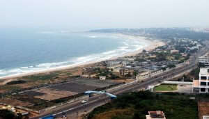A mesmerising view of Visakhapatnam, one of the best places to visit in Andhra Pradesh