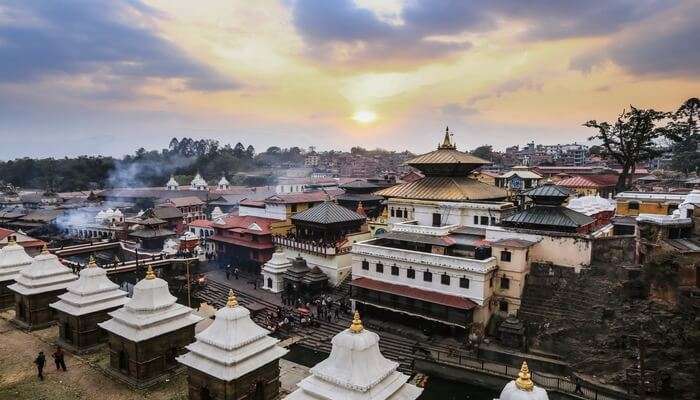 the famous temple of Nepal
