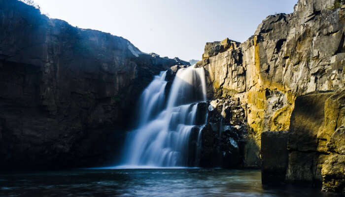 magnificent waterfall