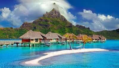 A majestic view of Tahiti island which is known as one of the best summer holiday destinations in the world
