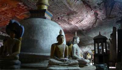 Dambulla Cave Temple is one of the most beautiful places in Sri Lanka 