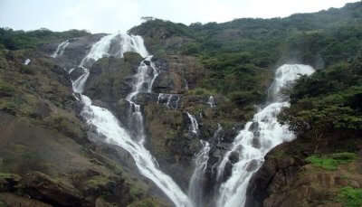 Dudhsagar Waterfalls one of the scenic places to visit in Goa in May