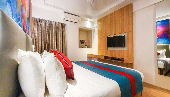 luxurious rooms in the hotel