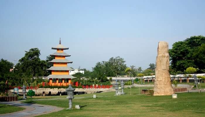 Japanese garden in chandigarh