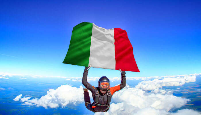 Skydiving In Italy