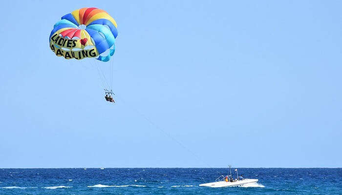 parasailing