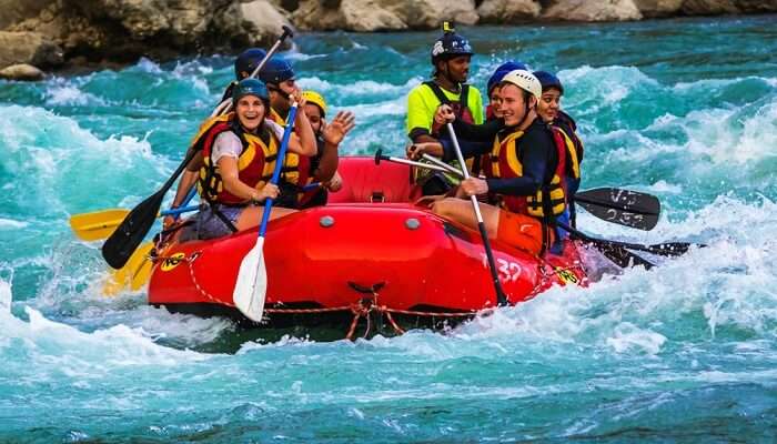 River rafting in Sikkim