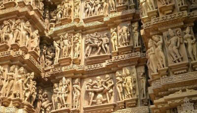 An artistic view of Khajuraho which is one of the best solo female travel destinations in India