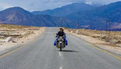 Biker In Ladakh