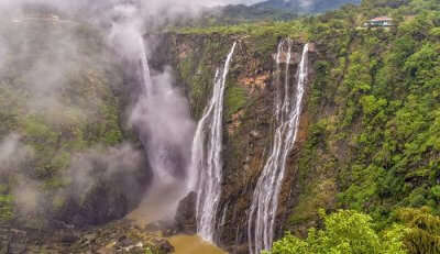 Sharavathi river creates this waterfall