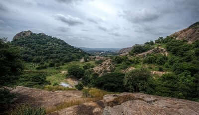 hilly region of Ramanagara