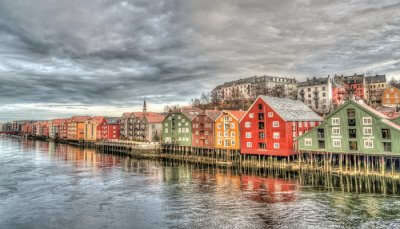 Colorful Houses in Norway