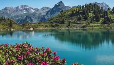 A lake in Switzerland