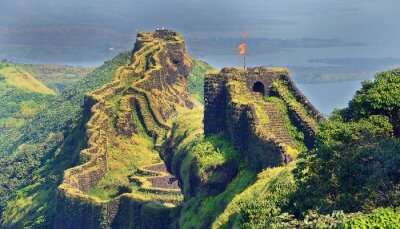 An enchanting view of Rajgad Fort