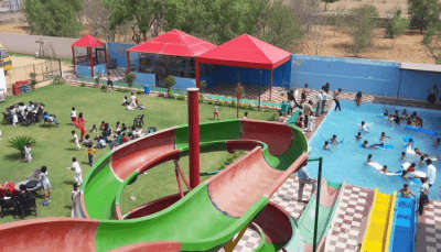 Krishna Water Park and Resort, one of the best water parks in Jaipur.