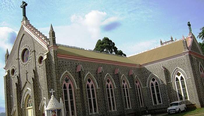 Sacred Heart Church, among the holy places to visit in Yercaud.