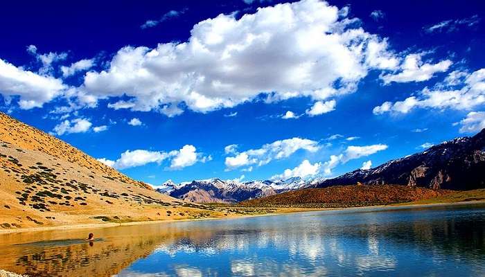 Also known as Sar Kund Lake, Dhankar Lake is one of the most scenic and beautiful lakes in Spiti and worth a visit