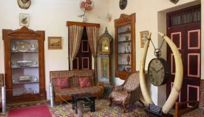 Some of the antiques and furniture items on display at the Kutch Museum