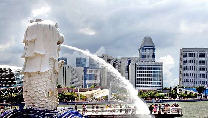 Merlion means the land of lions a incredible things in Singapore