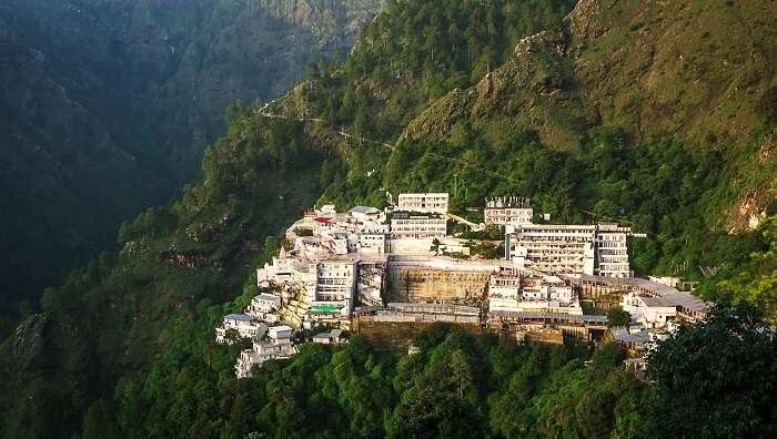 A view of Vaishno-Devi Temples