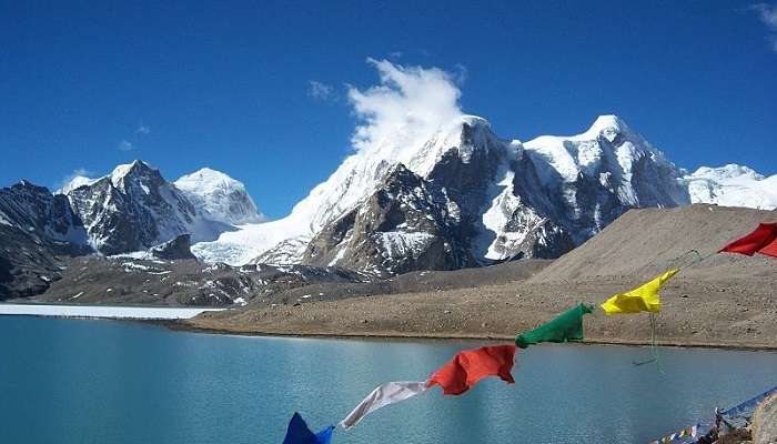 One of the highest lakes in the country, Gurudongmar is one of the most dreamlike places to visit in Sikkim in June.
