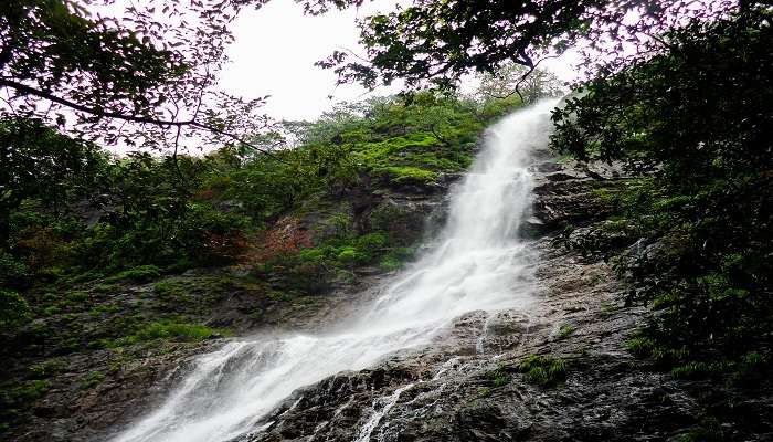 A stunning view of Hivre Waterfalls, one of the best waterfalls in Goa