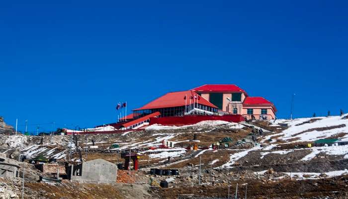 The Nathu La Pass at the India China border is one of the prettiest places to visit in Sikkim in June.