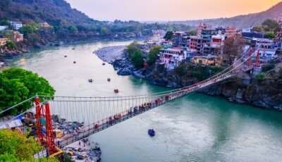 A view of Rishikesh